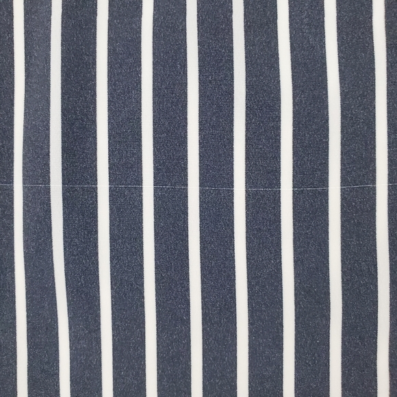 Vintage 80s long sleeve oversized striped blouse - Picture 6 of 10